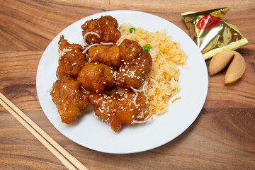 Food in display for the photo shoot in Tokyo, Japan. Nowadays in 2023, people rely on the food delivery service
