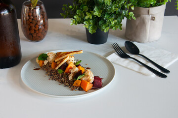 Food in display for the photo shoot in Tokyo, Japan. Nowadays in 2023, people rely on the food delivery service