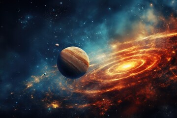 Fototapeta premium Universe abstract background