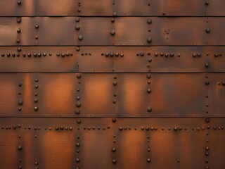 background of rusty metal with vets.