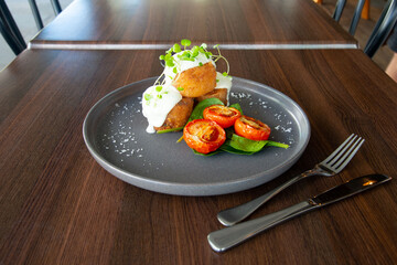 Food in display for the photo shoot in Tokyo, Japan. Nowadays in 2023, people rely on the food delivery service