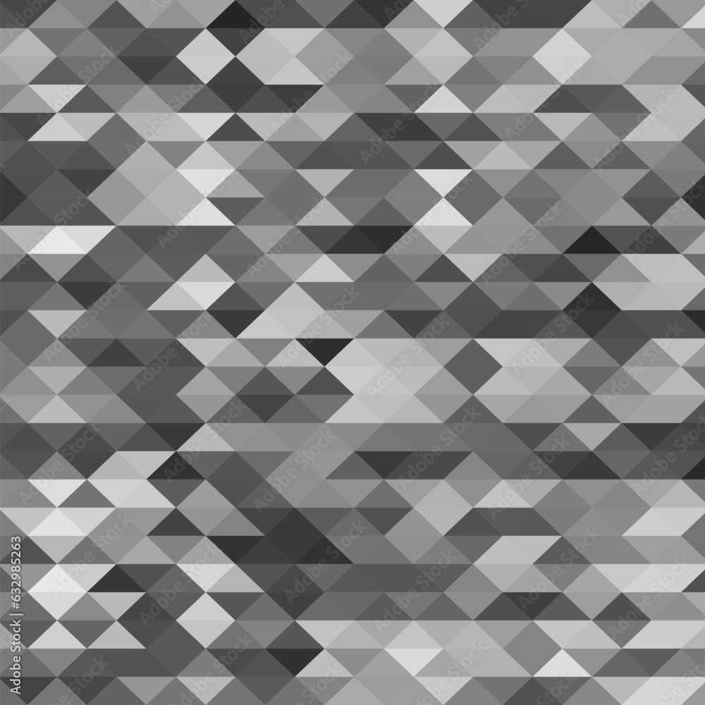 Aufkleber abstract gray colored triangles geometric background.