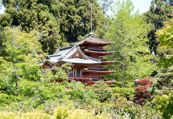 Jardin Japonais dans le parc du Golden Gate