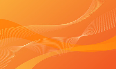 orange yellow business lines waves curves smooth gradient abstract background