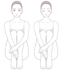 美意識の高い女性 表情差分セット