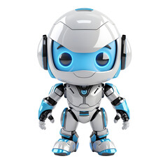Obraz na płótnie Canvas 3D cute robot character