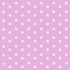 Pastel Pink Background with Light Lilac Little Stars – Girls Soft Pink Texture – Sparkles Pattern – Card Vector Illustration