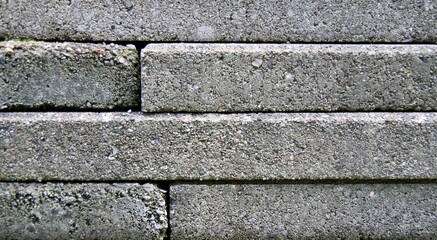 Stapled bricks background