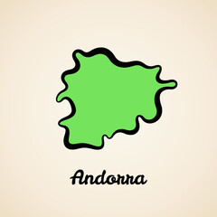Andorra - Outline Map