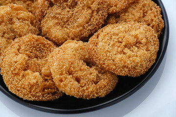 Anarsa which is an authentic sweet snack especially made in the festive season like Diwali in...