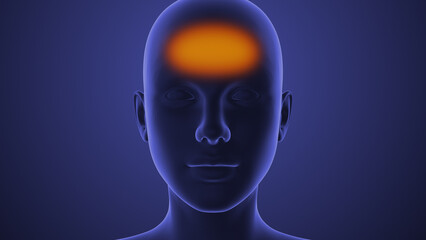 Sinus infection and pain in the forehead	
