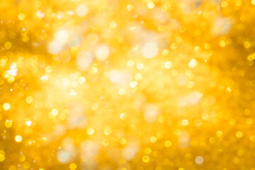 Gold abstract bokeh background