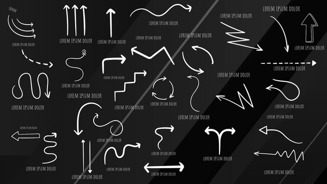 The Hand-drawn animations contain 25 hand-drawn elements: arrows, lines, speech bubbles, other elements.