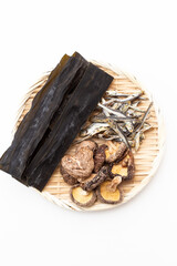 和風スープの材料