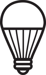 Fototapeta na wymiar Led lamp icon energy economy technology. Electric bulb power modern innovation. Smart home vector sign.