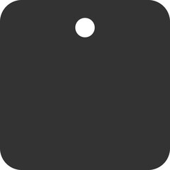 Label sale paper blank. Price vector illustration. Black tag silhouette