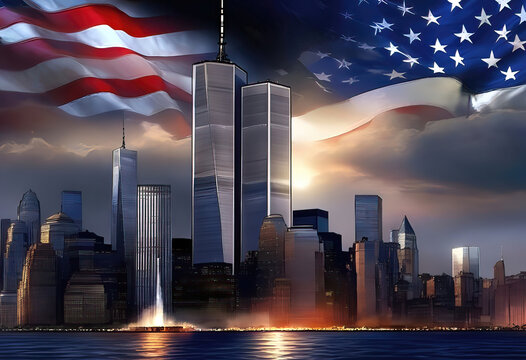 Gazing at the Skyline - 911 Memorial and the Spirit of America