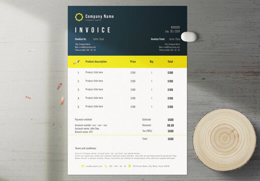 Basic Invoice Layout