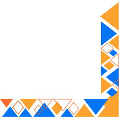 Geometric Corner Decoration