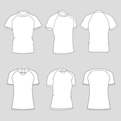 Outlined White Shirt Mockup