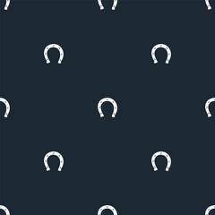 Vector seamless pattern with horseshoes