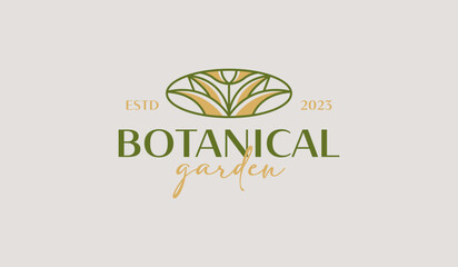 Leaf Flower Plant Logo Template. Universal creative premium symbol. Vector illustration. Creative Minimal design template. Symbol for Corporate Business Identity