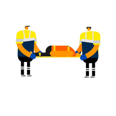 Emergency medical services by two providers, patient transportation.