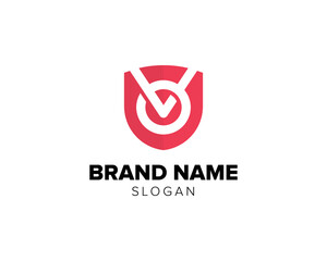 VO OV logo icon with shield