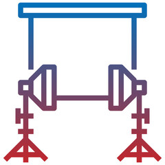 STUDIO LIGHTING line icon,linear,outline,graphic,illustration