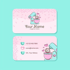 Cute business card template