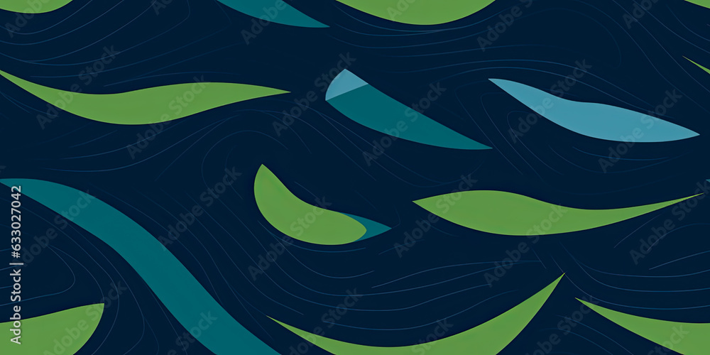 Poster intricate colorful background with mix of shapes and colors - generative ai