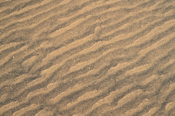 view in the Sahara desert of Tadrart rouge tassili najer in Djanet City  ,Algeria.colorful orange sand, rocky mountains