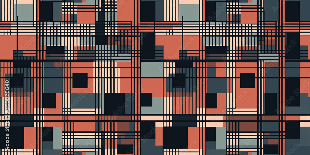 Poster a colorful background with shapes and colors - generative ai