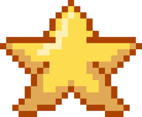 Obraz premium Pixel star