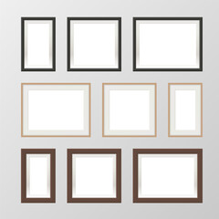 minimalist set of frames