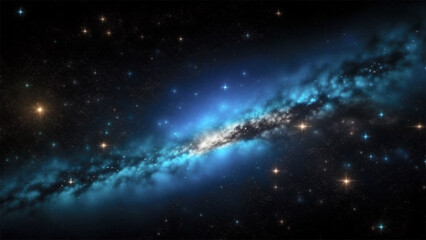 Fototapeta na wymiar Space galaxy colorful nebula background, universe magic starry sky, gas cloud in deep outer cosmos.