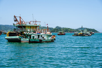 Boats Anchored in Sutera Harbour