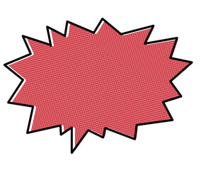 comic spikey speech bubble