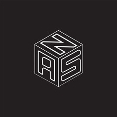 These graphic designs are cube letter logo design