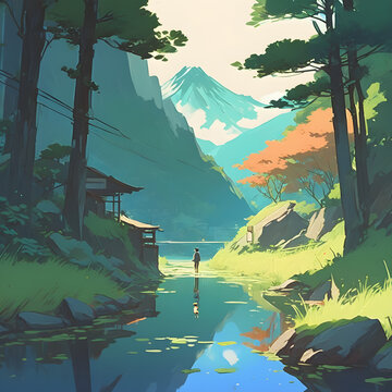 cozy wallpapers, Generative AI