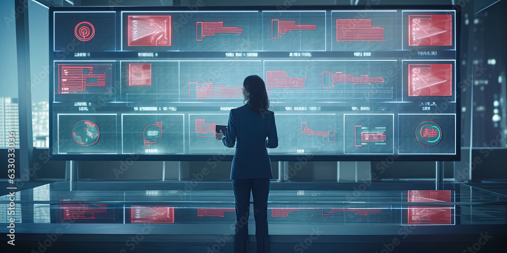 Poster global technology concept - generative ai
