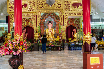Gold Buddha Statue in Temple