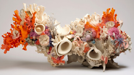 A coral composition - Generative AI