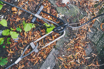 Bike lockers of Amsterdam.