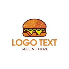 burger logo design