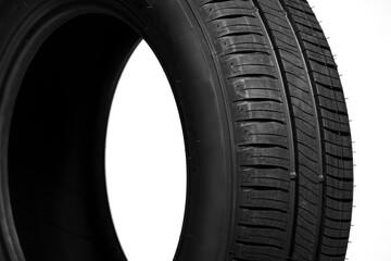 car tires on a white background