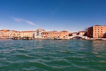 Fototapeta na wymiar Venice from a Boat