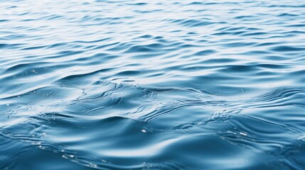 blue water surface. Generative AI
