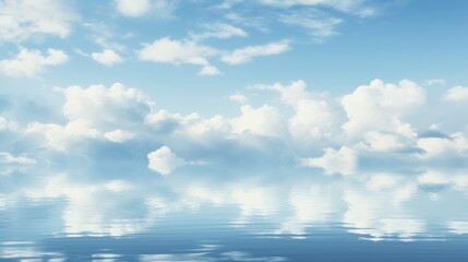 Obraz premium blue sky and clouds. Generative AI