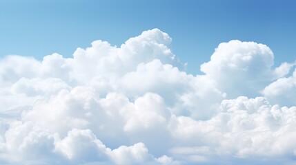Naklejka na ściany i meble clouds in the sky. Generative AI